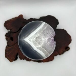 Stunning Amethyst Agate Geode Sphere